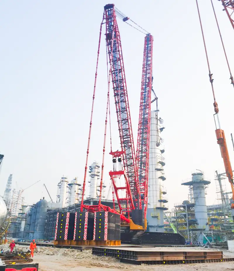 Crawler crane rental in India for industrial projects