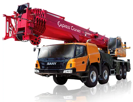 SANY STC 1100S truck mounted telescopic crane ready for heavy job